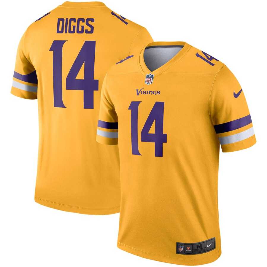 Nike Vikings 14 Stefon Diggs Gold Inverted Legend Jersey Dzhi,We sell and wholesale Nike Vikings 14 Stefon Diggs Gold Inverted Legend Jersey Dzhi on line form chian!